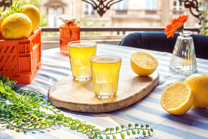 Duralex Provence. Clear Glass Tumbler. Le Verre transparent.