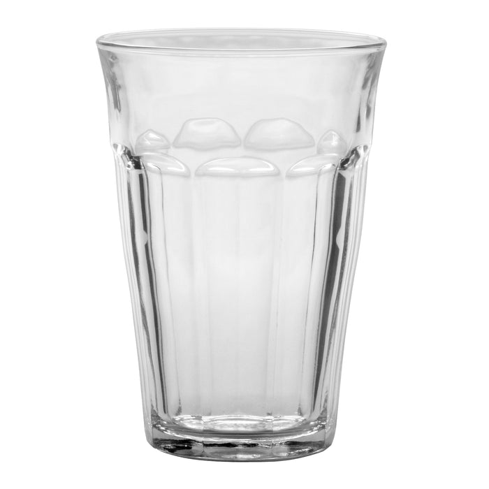 Duralex Le Picardie. Clear Glass Tumblers in Large. Les verres en verre transparent de grande taille.