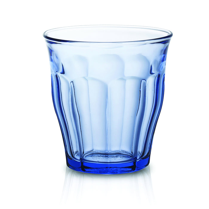 Duralex Le Picardie. Marine Blue Glass Tumbler. Le verre en verre bleu marine.