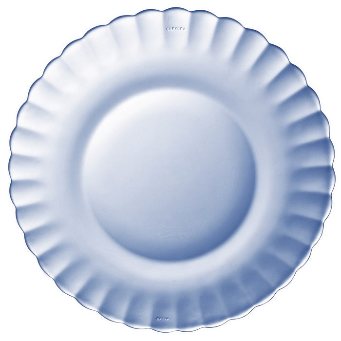 Duralex Le Picardie. Marine Blue Glass Plate. L'assiette en verre bleu marine.