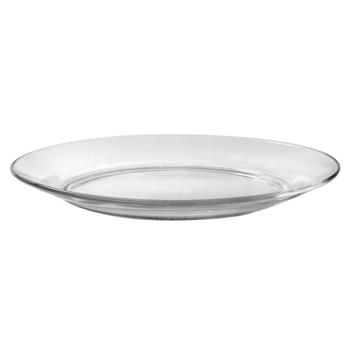 Duralex Lys. Clear Glass Plate. L'assiette en verre transparent. 