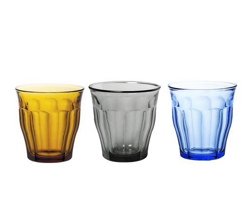 Picardie Tumbler- Mixed Colour Set of Six