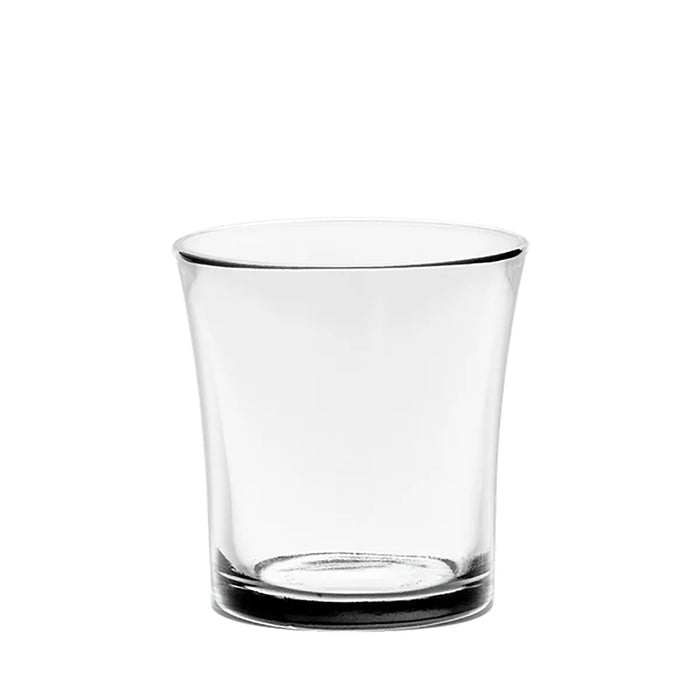 Duralex Lys. A picture of the small clear glass tumbler. Une photo du petit verre transparent.