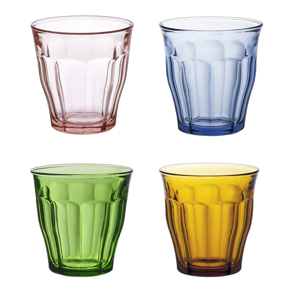 Le Picardie® - Assorted Colored tumblers 250ml (Set of 4)